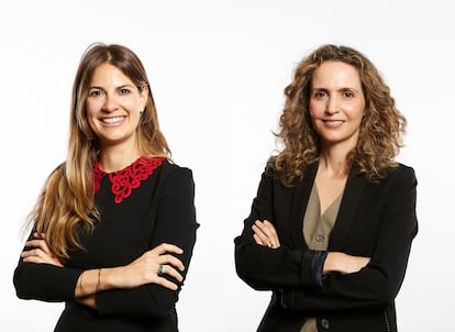 Nuevos counsels: Sandra de Andrés y Covadonga Pérez Álvarez.