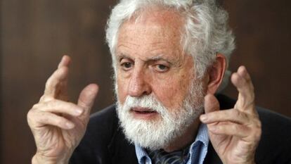 Carl Djerassi, durante una conferencia en Viena en octubre de 2008.