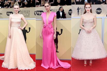 El rosa fue el color de la noche (II)

Tambin lo llevaron Dakota Fanning (Prada), Samara Weaving (Miu Miu) o Madeline Brewer (Reem Acra).