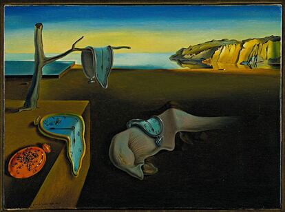 SALVADOR DALÍ. Persistance de la mémoire, 1931. Huile sur toile - 24 x 33 cm. Museum of Modern Art (MoMA), New York, USA. © Salvador Dalí, Fundació Gala-Salvador Dalí / Adagp, Paris 2012