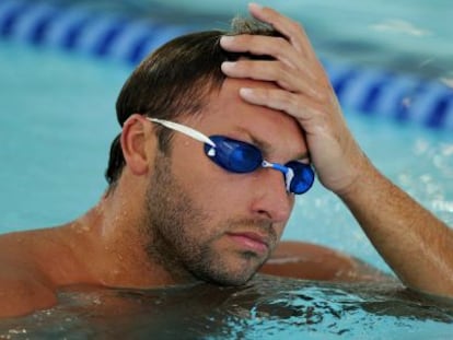 Ian Thorpe em uma foto de arquivo de 3 de fevereiro de 2011.