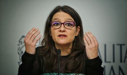 La vicepresidenta i portaveu del Govern valencià, Mònica Oltra.