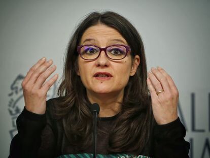 La vicepresidenta i portaveu del Govern valencià, Mònica Oltra.