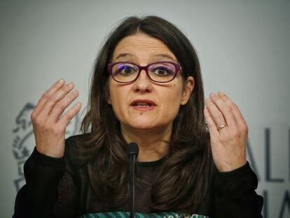 La vicepresidenta y portavoz del Gobierno valenciano, Mònica Oltra.
