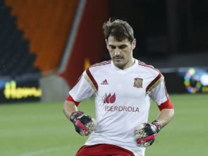 O goleiro da Seleção Espanhola Iker Casillas.