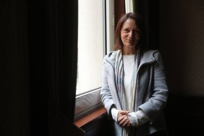 Carolina Bescansa, en el Congreso de los Diputados.