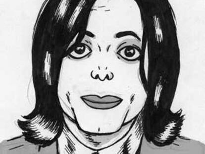 El retrato a plumilla de Michael Jackson