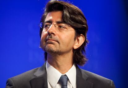 Pierre Omidyar, durante una reunión anual de la Clinton Global Initiative en Nueva York, en 2010.