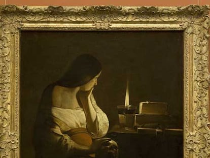 <b><i>La Magdalena penitente,</b></i> de George de La Tour, es <b><i>La</b></i> <b><i>obra invitada</b></i> del Museo del Prado.