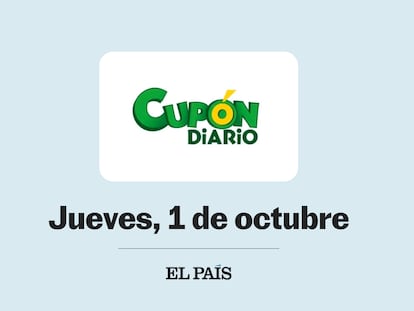 Cupón diario de la ONCE jueves 1 de octubre 2026