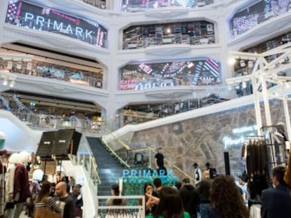 The new Primark store on Madrid’s Gran Vía.