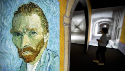 &#039;Autorretrato&#039;, en la exposici&oacute;n dedicada a la obra de Van Gogh que se puede ver en Pek&iacute;n.