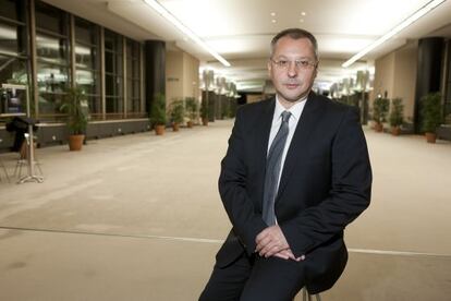 Sergéi Stánishev, en la sede del Parlamento Europeo, en Bruselas.