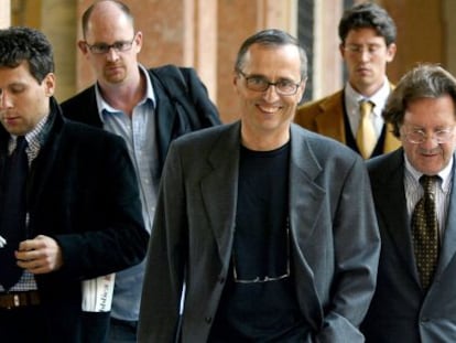 Michele Ferrari, tras un juicio en Bolonia en 2004. 