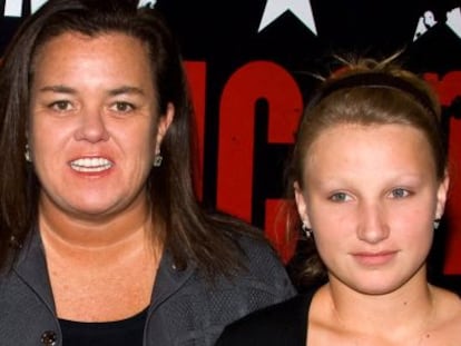Rosie O'Donnell junto a su hija el pasado abril.