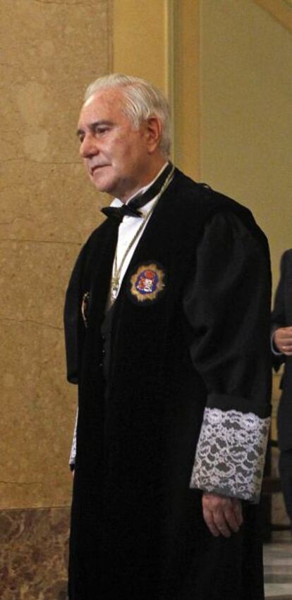 El expresidente del Supremo, Carlos Dívar.