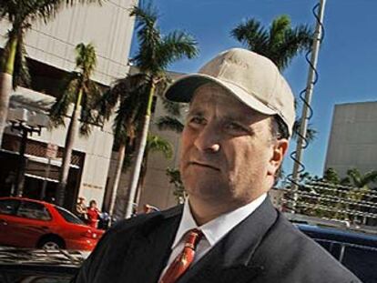 Jack Abramoff, a su llegada a la Corte Federal de Miami ayer.