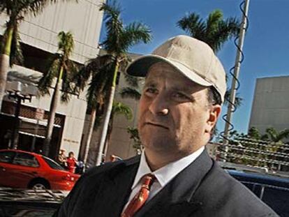 Jack Abramoff, a su llegada a la Corte Federal de Miami ayer.