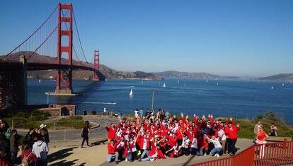 Los participantes en el programa Explorer de 2019, en San Francisco.