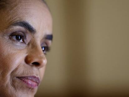 Candidata &agrave; presid&ecirc;ncia Marina Silva.