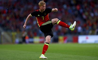 De Bruyne en un juego con Bélgica el pasado 5 de junio.