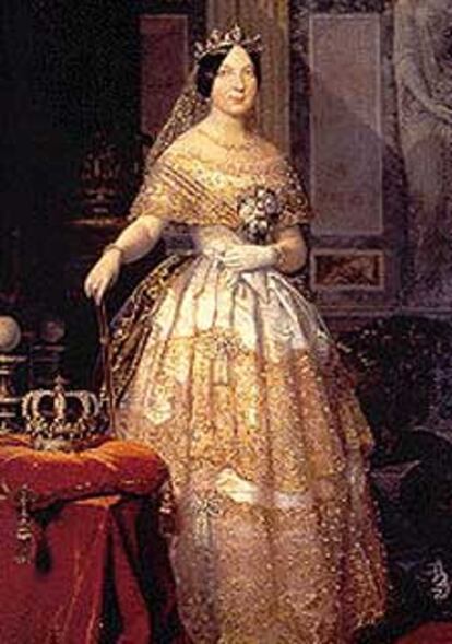 Retrato de Isabel II.