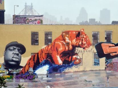 El recinto de 5pointz abarca más de 1.900 metros cuadrados de arte urbano.