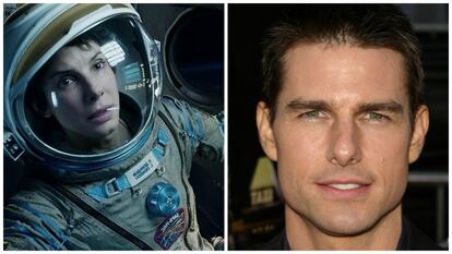 Tom Cruise pertenece a esa generación de estrellas que no acepta un papel sin introducir cambios en el guión. Para esta epopeya de supervivencia, el actor propuso que el ingeniero biomédico varado en el espacio mantuviese conversaciones con su ex-novia, trabajadora en una base de control de la NASA. También pidió un rescate espectacular con muchos helicópteros a su llegada a la Tierra. La productora de la película, Warner, accedió, pero el director, Alfonso Cuarón, se negó, argumentando que Cruise no había entendido la película. Tras barajar el nombre de Angelina Jolie, a quien descartó por no resultar creíble como ingeniera, Cuarón le dio el papel a Sandra Bullock, demostrando tener mucha más intuición (y menos prejuicios) que Isabel Coixet (ver apartado en este mismo reportaje de 'Million Dollar Baby'). Y como el otro protagonista iba a ser George Clooney, así se lograba el dúo chico/chica, que tiene más morbo.