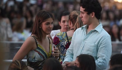 Felipe Marichalar y su novia Mar Torres Fontes.