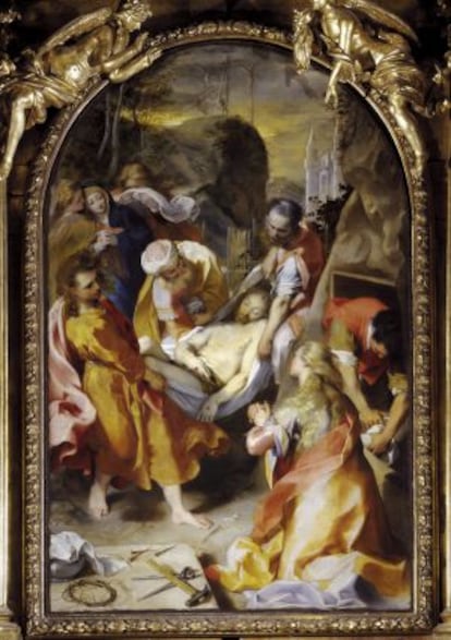 'El entierro de Cristo', 1579-82.