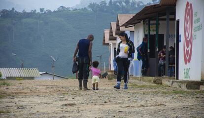 Una de las áreas del Espacio Territorial de Capacitación y Reincorporación, en Anorí, Antioquia.