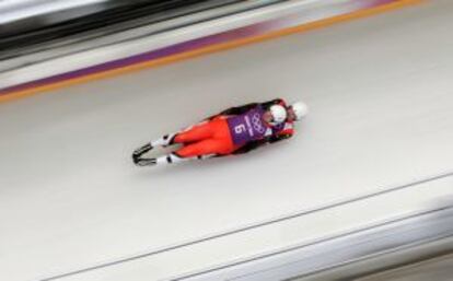 Los austriacos Peter Penz y Georg Fischler en Sochi 2014