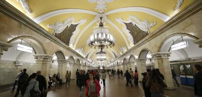 Estaci&oacute;n del metro de Mosc&uacute;