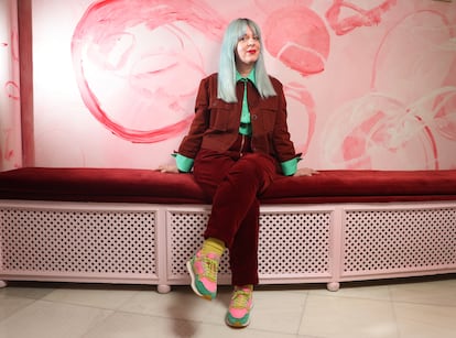 Marta Pazos, en el Teatro María Guerrero de Madrid, el 24 de abril.