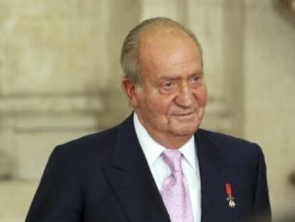 Juan Carlos I, en 2014.