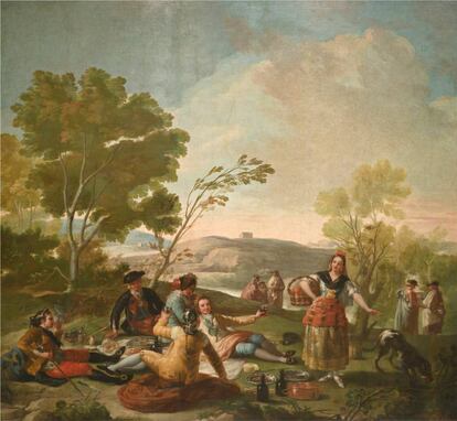 'La merienda', de Goya.