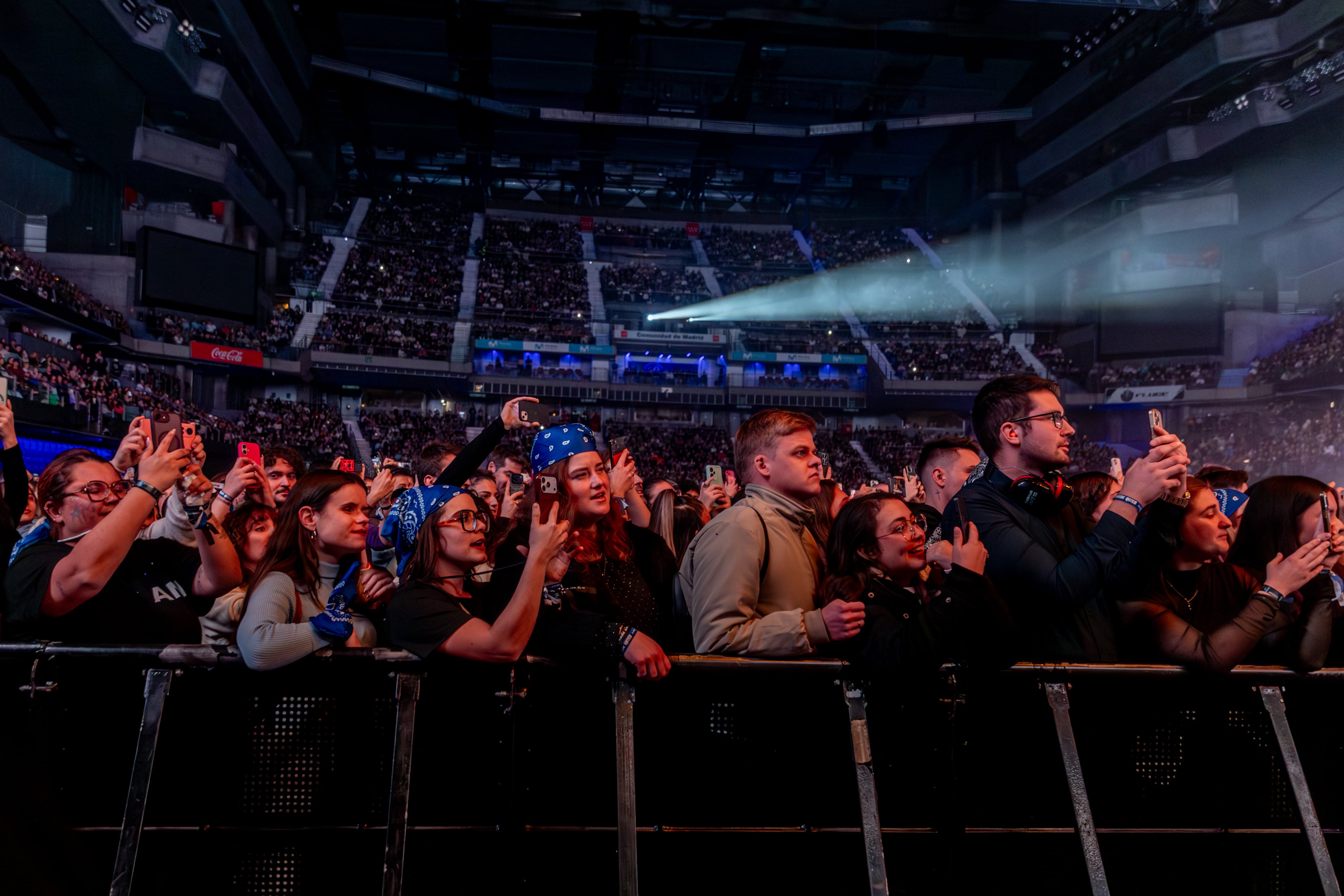 Concierto de Abraham Mateo el 11 de enero pasado en Movistar Arena (Madrid). 