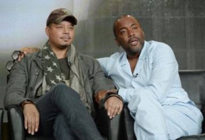 El actor de 'Empire' Terrence Howard junto al productor de la serie Lee Daniels.