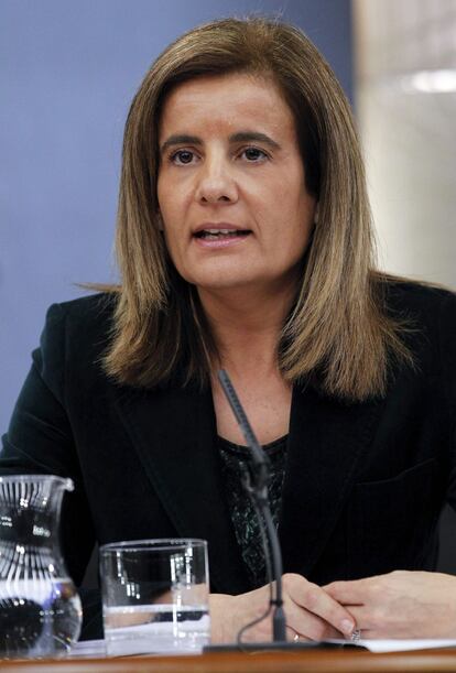 La ministra de Empleo y Seguridad Social, Fátima Báñez.