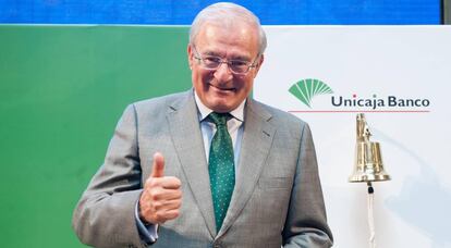 El presidente de Unicaja Banco, Manuel Azuaga.