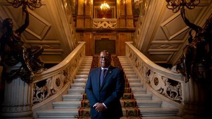 Brian A. Nichols, subsecretario de Estado de EE UU para el Hemisferio Occidental en Madrid, en la Casa de América, el 2 de abril.