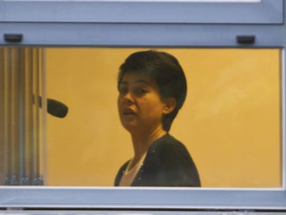 Rosario Porto durante el interrogatorio ante el juez 
