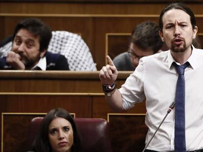 El l&iacute;der de Podemos, Pablo Iglesias.