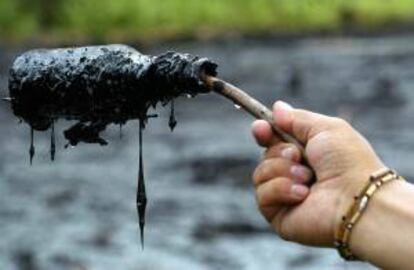 Un tribunal de arbitraje de las Naciones Unidas determinó a principios de febrero que Ecuador incumple leyes internacionales "al no haber impedido" la ejecución de un fallo contra Chevron que le obliga a pagar 19.000 millones de dólares por un caso de contaminación en la Amazonía. EFE/Archivo