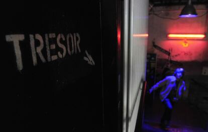 Entrada del mítico club Tresor en Berlín en 2010.