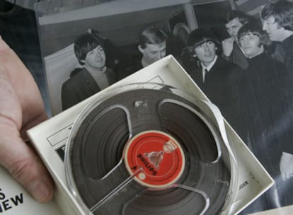 Cinta de los Beatles subastada por Cameo en Midham (Inglaterra)
