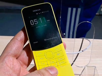 Así son en vivo los móviles Nokia del MWC 2018, incluido el Nokia 8810 4G