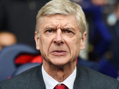 Arsene Wenger, ante el Tottenham.