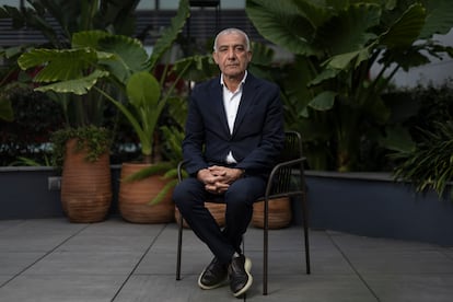 Omar Shaban, fundador y director de Palthink for Strategic Studies, el 4 de abril en Barcelona.