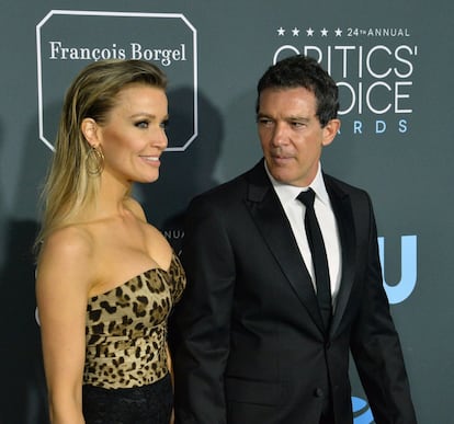 Nicole Kimpel y Antonio Banderas también estuvieron presentes en la 24 edición de los Critics' Choice Awards.